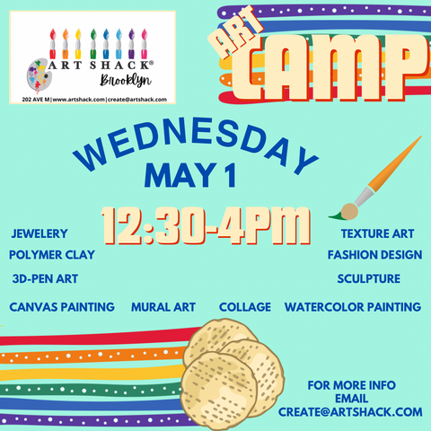 5/1 Camp Art Shack! Passover Sessions