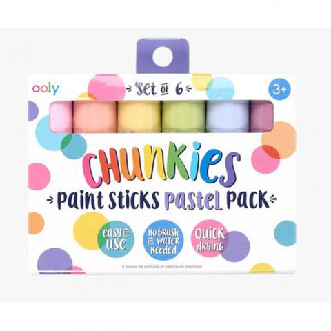Chunkies Paint Sticks 6 pack Pastels