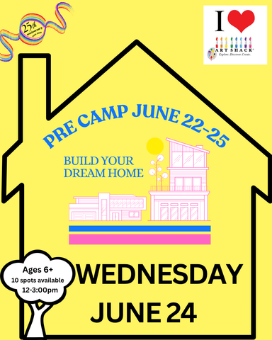 PRE-CAMP |TUESDAY| DREAM HOUSE DESIGN | 1st-5th Gr