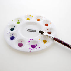 Mixing Palette Paint Mixing Tray Round (10): 24