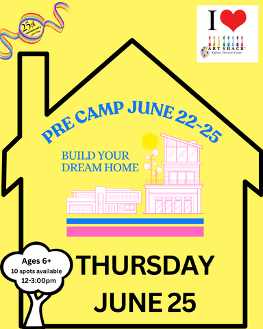 PRE-CAMP | THURSDAY | DREAM HOUSE DESIGN | 1st-5th Gr