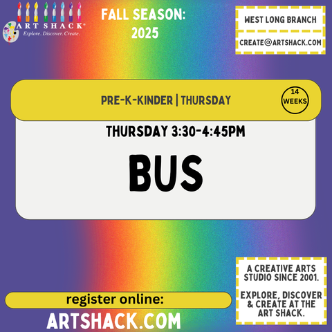 THURSDAY | BUS FULL 14 WEEKS | Literature & Art | PreK-Kinder | 3:30-4:45pm | FALL 2025