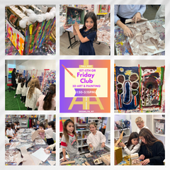 Part 2: FRIDAY CLUB 3D Art & Painting 130-3:15pm FALL 2023