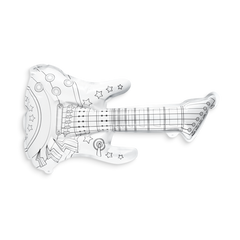 3D Colorables Guitar