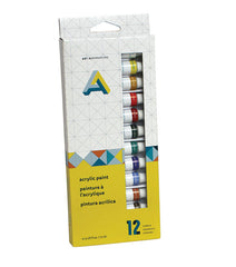 Art Alternatives Acrylic Paint Tubes set of 12 (12ml)
