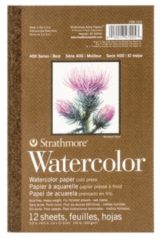 Strathmore Watercolor Pad 5.5x8.5 in.
